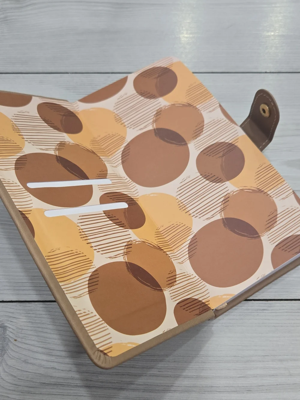 2027 Weekly Planner - Taupe with Gold Accents